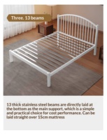 Support de sommier robuste et silencieux, style minimaliste moderne, adapté pour chambre à coucher, appartement, hôtel.