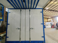 Cabine de peinture en poudre compacte et personnalisée pour petites surfaces