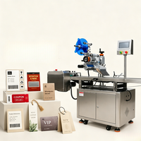 Applicateur automatique personnalisé d'étiquettes supérieures et latérales pour sachets en papier et sacs en plastique avec machine de pagination
