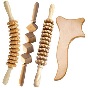 Set de Herramientas de Masaje de Maderoterapia al por Mayor en Oferta <span class=keywords><strong>Guasha</strong></span> Corporal Rodillo de Masaje Manual de Madera - Product Image 3