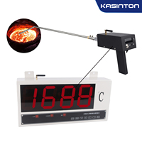 Instrument de mesure de température sans fil à grand écran pour four de fusion, capteur de mesure de température industriel