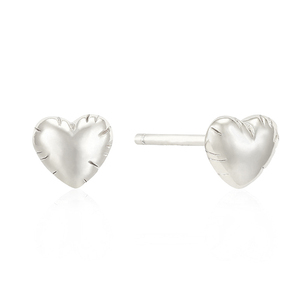 Gemnel Gold Puffy Heart <b>Stud</b> Earrings 3D Heart Design Stackable <b>Studs</b> for Ear Parties Earrings - Product Image 6