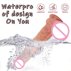 Fabriek Groothandel Goedkope Echte Dikke Zachte Penis Paar Azië Maat Realistische Dildo Grote Pik Voor Vrouwen Seksspeeltjes - Product Image 3