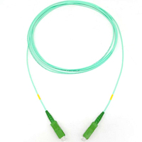 Pour FONGKO vert fibre optique jarretière SC/APC-SC/APC G657A2 LSZH 3.5m 3m fibre optique cordon de raccordement câble équipement optique