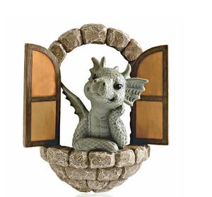 Ornements de jardin Ornements artisanaux en résine Décoration de <span class=keywords><strong>dragon</strong></span> en résine - Product Image 2
