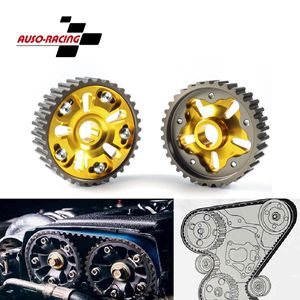 Honda Civic B16A B18C Timing Belt <b>Pulley</b> Aluminum Alloy Gold Black Red Blue Retrofit Upgrade Part BPU003 - Product Image 5