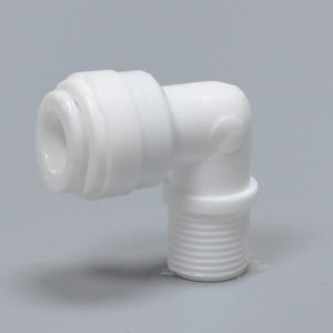 Conector para purificador de agua, rosca externa de 1 entrada a codo de 2 puntos, universal para filtros de agua domésticos y dispensadores de cocina - Product Image 1