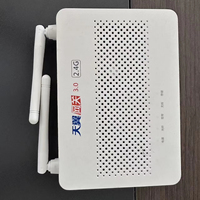 Terminal de réseau optique FTTH HS8145C5 XPON ONU ONT 1GE+3FE+1POTS+2.4G WiFi Modem fibre optique GPON EPON Firmware anglais