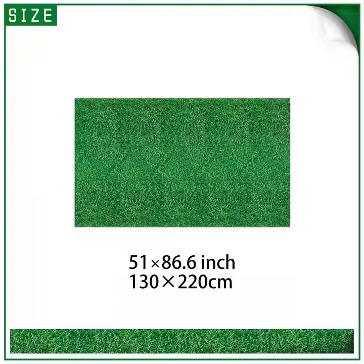 Nappe verte - 1 pièce, 130 x 220 cm (51 x 86,6 pouces)