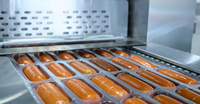 Machine d'emballage sous vide automatique pour saucisses, machine d'emballage thermoformant, machine d'emballage sous vide industrielle, certifiée CE