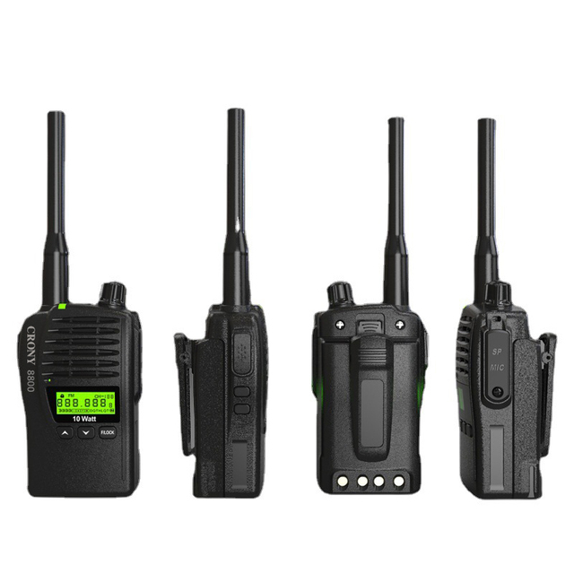 Professional 10W High Power Handheld Walkie Talkie Long Range 10km Two-way for Radio Transceiver