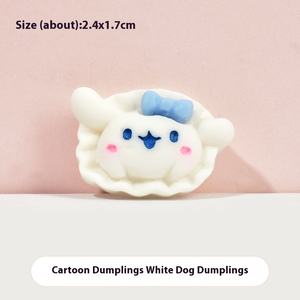 Accessoires en résine de la <span class=keywords><strong>série</strong></span> Cinnamoroll, mignons et de style dessin animé, pour la création de bijoux, la décoration de coques de téléphone, les pinces à cheveux, les jouets à presser, etc. - Product Image 6