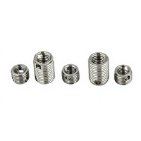 Industrielle Gewindeeinsätze mit Schlüsselverriegelung, Drei-Loch-Design, Vibrationsdämpfend, für Schwermaschinensysteme, Edelstahl/Kohlenstoffstahl