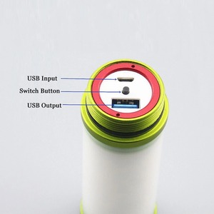 USB Rechargeable LED <b>Flashlight</b> Portable Lantern Night Light LED <b>Torch</b> Waterproof Work Light Camping Lamp with Magnet Hook - Product Image 6