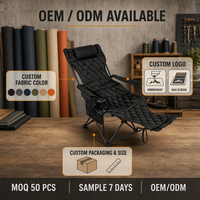 Chaise inclinable portable à 4 positions avec accoudoirs pliants et porte-gobelet, idéale pour le camping, les pique-niques, les patios et les jardins.