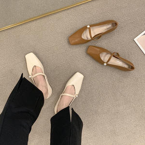 Scarpe basse sole da donna 2023 <span class=keywords><strong>primavera</strong></span> e autunno estate nuove design all-match sense Mary Jane da donna - Product Image 2