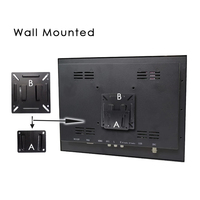 Prix usine 12 pouces 1024*768/800*600 carré 4:3 cadre ouvert montage mural affichage industriel écran tactile LCD moniteur