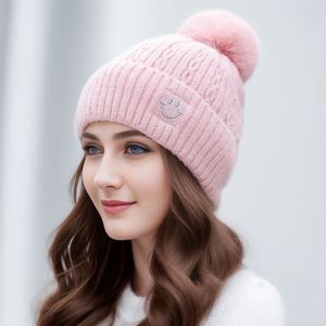 Womens Beanie <b>Hat</b> Mens Womens Warm Winter Embroidery <b>Hats</b> Soft Knit Cuffed Beanie <b>Snow</b> Skull Cap - Product Image 3