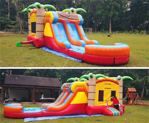 Castillo Inflable Multifuncional con Doble Tobogán, Material de PVC, para Desafíos Extremos, Hecho en China - Product Image 5