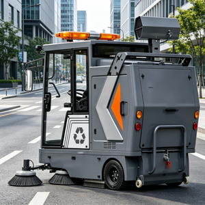 Balayeuse de rue ZMT E-18 G26 avec cabine fermée et bac de 880 litres à décharge <span class=keywords><strong>électrique</strong></span>, dotée de deux balais rotatifs - Product Image 3