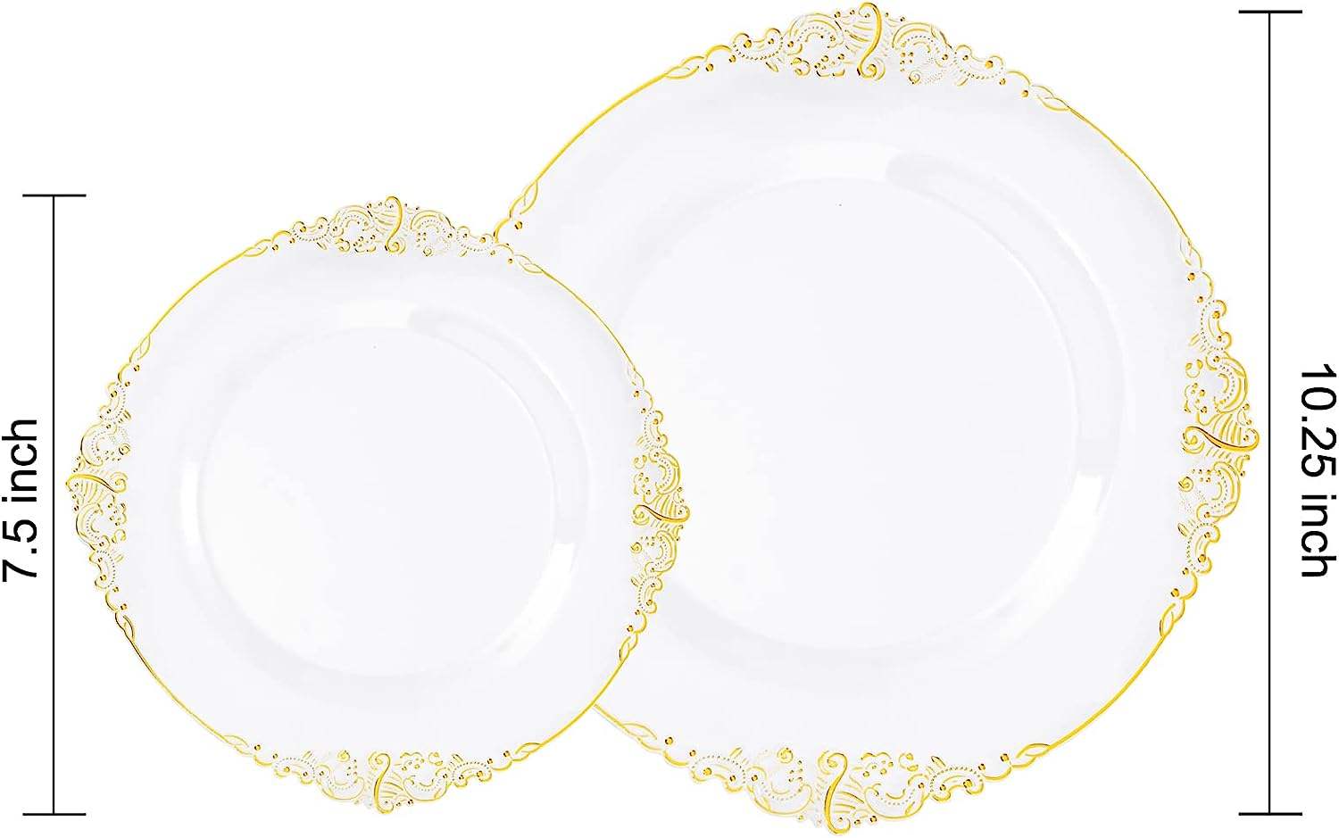 Clair avec bordure dorée