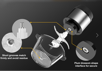 Hachoir Électrique Automatique en Acier Inoxydable de 2 L pour Viande, Légumes et Aliments, Idéal pour la Maison, Prix Usine
