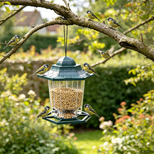 Comedero para Colibríes Transparente de Plástico para Colgar en Exteriores, Venta al por Mayor de Fábrica, Comedero para Pájaros - Product Image 3