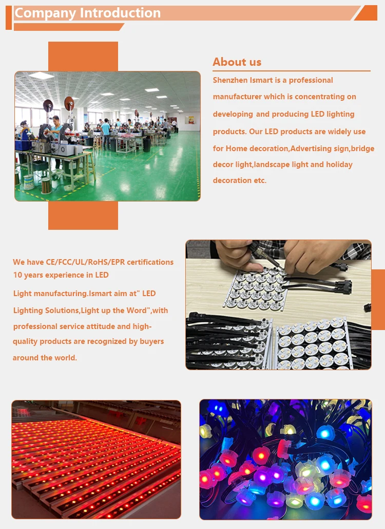 Ucs2904 Gemstone Christmas Lights Outdoor Waterproof Led Point Lights Rgb Led Lights for Amusement Rides · image 6