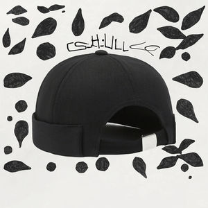 Gorra de Béisbol Unisex sin Visera, Tela Vaquera Transpirable e Impermeable, Cierre de Hebilla Metálica - Product Image 3