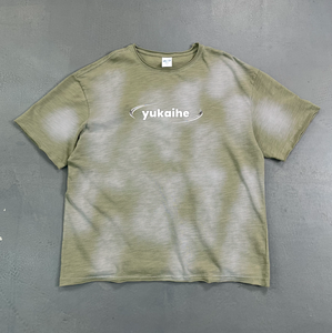 Camiseta YUKAIHE Vintage de 245 g/m², 100 % Algodón de Bambú, Lavado Ácido, Logotipo Personalizado, Talla Grande, Lavada a la Piedra para <span class=keywords><strong>Hombre</strong></span> - Product Image 1