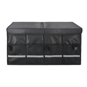 Organizador de Maletero de Coche Portátil con Asas, Organizador de Equipaje Plegable Multifuncional con Bolsillos, Caja de Almacenamiento para Coche de Tela Oxford con Tapa Superior - Product Image 1