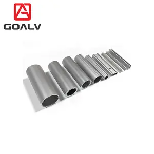 Alta calidad, diferentes tamaños, excelente nivel, tubo de aluminio pulido vacío, tubos, tubo de ranura de perfil