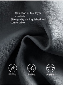 Sedia da Ufficio Direzionale Moderna di Alta Gamma in Pelle con Funzione Massaggio, Altezza Regolabile, Base Girevole - Computer Multifunzionale di Lusso - Product Image 3