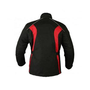 Nouveauté 2026, dernière conception, veste de motard en Cordura respirante, imperméable, noire et rouge, sur mesure pour les motards - Product Image 2