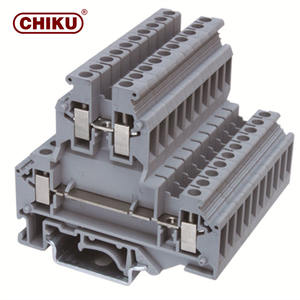 Suzhou <span class=keywords><strong>Huntec</strong></span> UK2.5B DIN Rail Tornillo Abrazadera bloque de terminales Alimentación a través de tornillo Conectores eléctricos - Product Image 6
