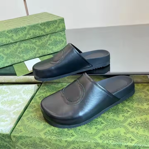 Chaussons de luxe GG Fashion pour femmes, sandales d'extérieur de marque féminine, fabriquées en Chine - Product Image 5