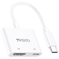 Adaptateur audio et vidéo IP Yesido 1080P HD 60Hz à taux de rafraîchissement élevé et compatibilité étendue HM20