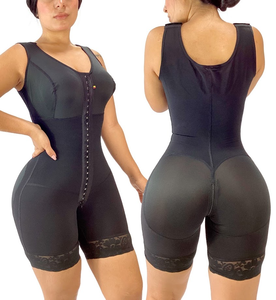 Shorts gainants taille haute à forte compression pour femme, double couche, sans couture, effet ventre plat et rehaussement des fesses - Product Image 3