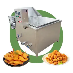 Friteuse commerciale de poulet automatique Petit filtre Banana Chip Fry Freidora Pollo De A Gas Industry Machine