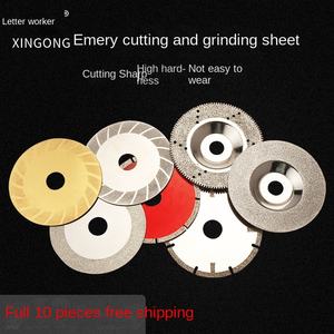 Xingong 4 pouces <span class=keywords><strong>disque</strong></span> abrasif en céramique 100mm moyen belles pièces de couture verre de Jade polissage tranche de diamant électrolytique - Product Image 6