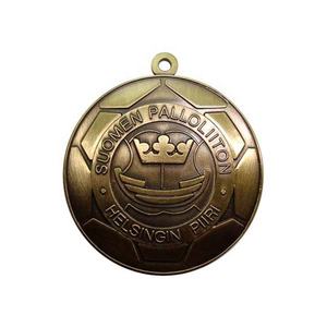 ميدالية وكأس مصنع توريد ميدالية معدنية هدايا تذكارية مستديرة صغيرة كلاسيكية ميدالية رجبي نحاسية مخصصة - Product Image 2