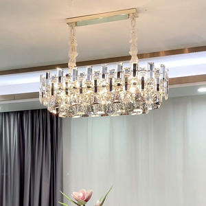 High Quality Chandelier Modern <b>Bedroom</b> Dining Room Gold Crystal Chandelier Pendant <b>Lights</b> - Product Image 4