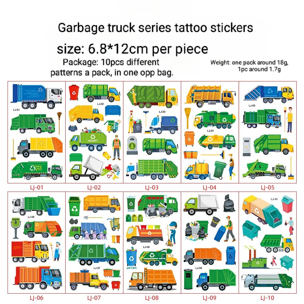 ชุดรถบรรทุกเซ็นเซอร์10ชิ้นต่อแพ็ค