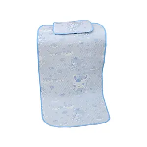 Matelas de couchage pour bébé, <span class=keywords><strong>transat</strong></span> pour nouveau-né, tapis de poussette 3D, en tissu, matériel de refroidissement, sec et lavable, - Product Image 1