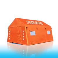 Tentes gonflables portables pour le secours en cas de tremblement de terre, grandes tentes d'extérieur quatre saisons imperméables, logo personnalisé, tentes de secours en cas de catastrophe