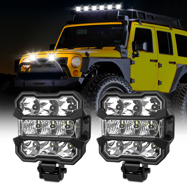 App Control DRL Super Bright RGB LED Bar Car Offroad 4x4 Led Light Bar Fog Driving Headlight for X3 ATV UTV SUV