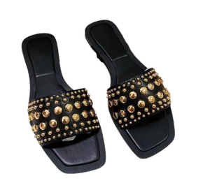 <span class=keywords><strong>Sandali</strong></span> Estivi da Donna 2024 Liu Ding con Cristalli Rossi, Stile Europeo e Americano - Product Image 5