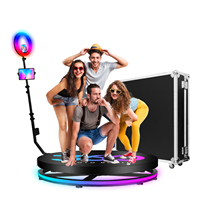 Station de partage portable magique pour mariage, photomaton rotatif instantané, boîte de photomaton avec caméra 360°
