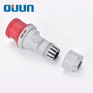 Phích cắm và ổ cắm điện công nghiệp chất lượng cao PA66 4P 3P+E 32A 380V 6h IP44 loại đực, sản xuất trực tiếp từ nhà máy OEM - Product Image 5