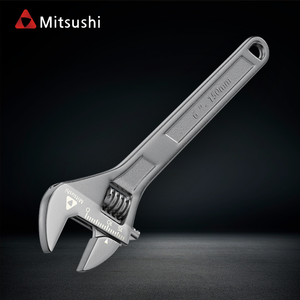 Đen Nickel Thép Không Gỉ Đức Loại Nhiệm Vụ Nặng Nề Tối Đa 300Mm 6/8/10/12 Inch 10 "Có Thể Điều Chỉnh Vít Cờ Lê Với Nhựa Grip - Product Image 3